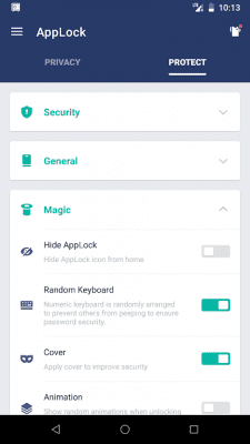 Capture d'écran de l'application Serrure(AppLock) - #7