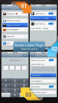 Capture d'écran de l'application Espier Screen Locker i6 - #6