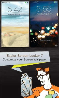 Capture d'écran de l'application Espier Screen Locker 7 - #4