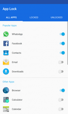 Capture d'écran de l'application App Lock - #5