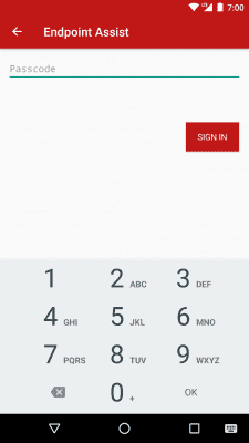 Capture d'écran de l'application McAfee Endpoint Assistant - #2