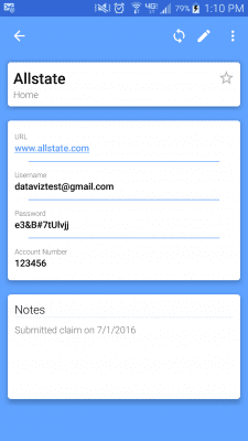 Capture d'écran de l'application Passwords Plus Password Mgr - #3