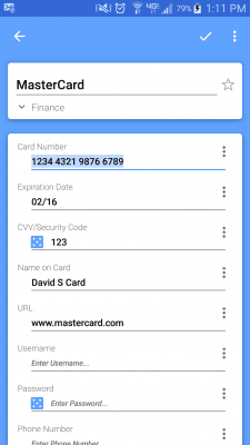 Capture d'écran de l'application Passwords Plus Password Mgr - #6