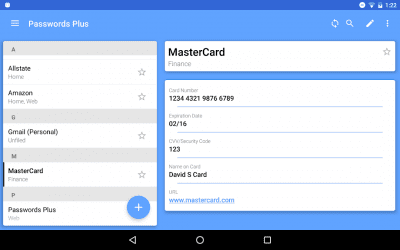 Capture d'écran de l'application Passwords Plus Password Mgr - #9