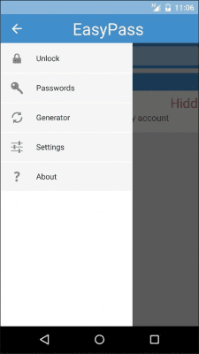 Capture d'écran de l'application EasyPass - #5