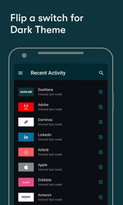 Capture d'écran de l'application Dashlane Password Manager - #6