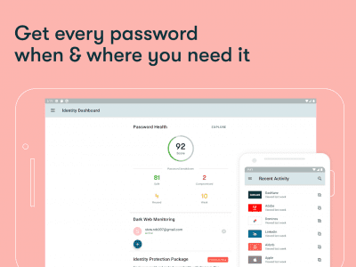 Capture d'écran de l'application Dashlane Password Manager - #9
