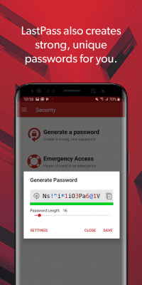 Capture d'écran de l'application LastPass Password Manager - #3