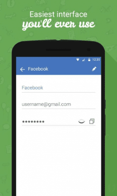 Capture d'écran de l'application Password Manager - #5