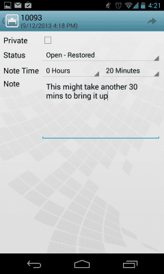 Capture d'écran de l'application Novell Service Desk - #6