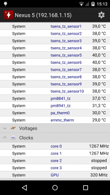 Capture d'écran de l'application HWMonitor PRO - #1