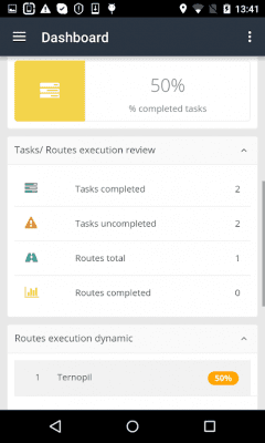 Capture d'écran de l'application Yaware.Mobile - #5