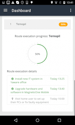 Capture d'écran de l'application Yaware.Mobile - #6