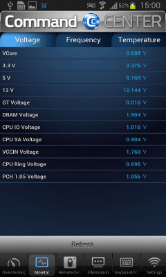 Capture d'écran de l'application MSI Command Center - #4