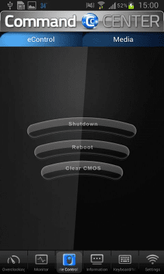 Capture d'écran de l'application MSI Command Center - #5