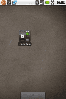 Capture d'écran de l'application LockPattern OnOff - #1