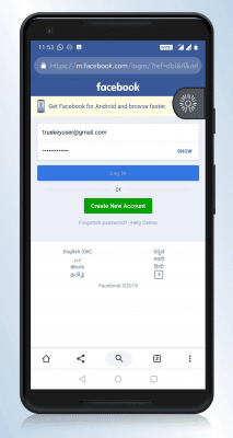 Capture d'écran de l'application True Key de McAfee - #3