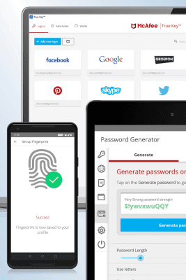 Capture d'écran de l'application True Key de McAfee - #4