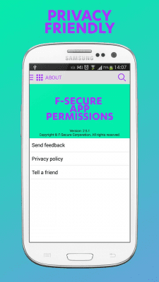 Capture d'écran de l'application F-Secure App Permissions - #8