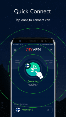 Capture d'écran de l'application OD VPN - #1