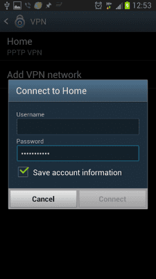 Capture d'écran de l'application VPN shortcut - #2