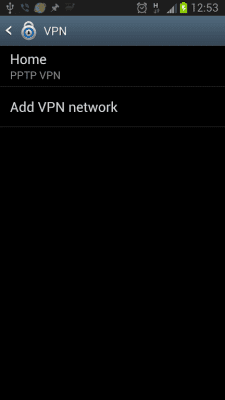 Capture d'écran de l'application VPN shortcut - #3