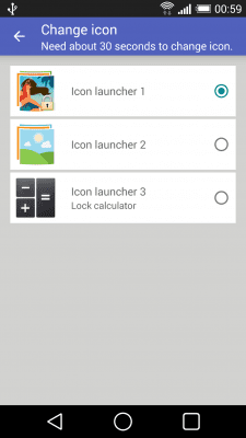 Capture d'écran de l'application Cacher les photos Gallery Plus - #7