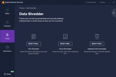 Capture d'écran de l'application Avast Internet Security - #3