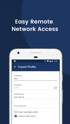 Capture d'écran de l'application OpenVPN Connect - #3