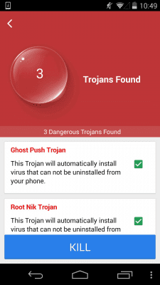 Capture d'écran de l'application Stubborn Trojan Killer - #4