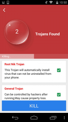 Capture d'écran de l'application Stubborn Trojan Killer - #5