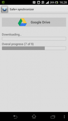 Capture d'écran de l'application Coffre-fort + synchroniseur - #5