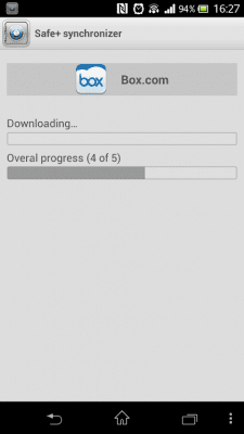 Capture d'écran de l'application Coffre-fort + synchroniseur - #6