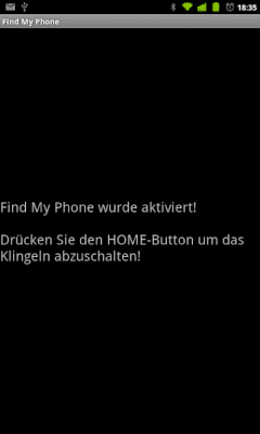 Capture d'écran de l'application Find My Phone (incl. demute) - #2