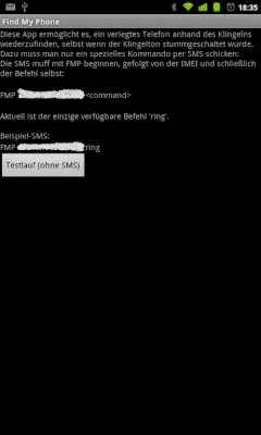 Capture d'écran de l'application Find My Phone (incl. demute) - #3