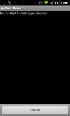 Capture d'écran de l'application AirPush Detector - #3