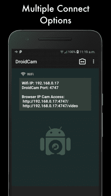 Capture d'écran de l'application DroidCam Wireless Webcam - #3