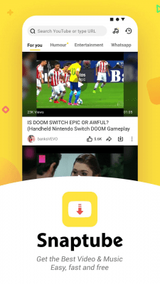 Capture d'écran de l'application Snaptube - #1