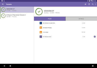 Capture d'écran de l'application BitTorrent - Torrent Downloads - #9