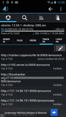 Capture d'écran de l'application aDownloader - torrent download - #4