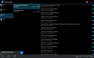 Capture d'écran de l'application aDownloader - torrent download - #8