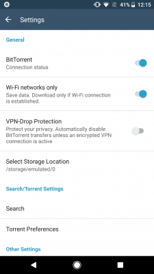 Capture d'écran de l'application FrostWire: Torrent Downloader & Music Player - #8