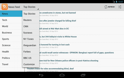 Capture d'écran de l'application News Feed (RSS Reader) - #5