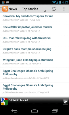 Capture d'écran de l'application News Feed (RSS Reader) - #6