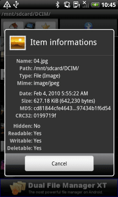 Capture d'écran de l'application Bluetooth File Transfer - #5