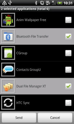 Capture d'écran de l'application Bluetooth File Transfer - #8