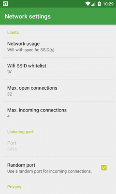 Capture d'écran de l'application tTorrent Lite - #8