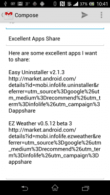 Capture d'écran de l'application Apps Share - #5