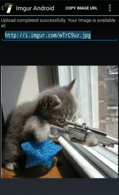 Capture d'écran de l'application Uploader for Imgur - #3