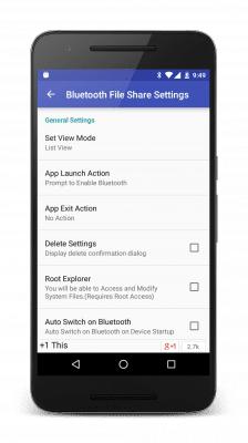Capture d'écran de l'application Bluetooth File Share - #6